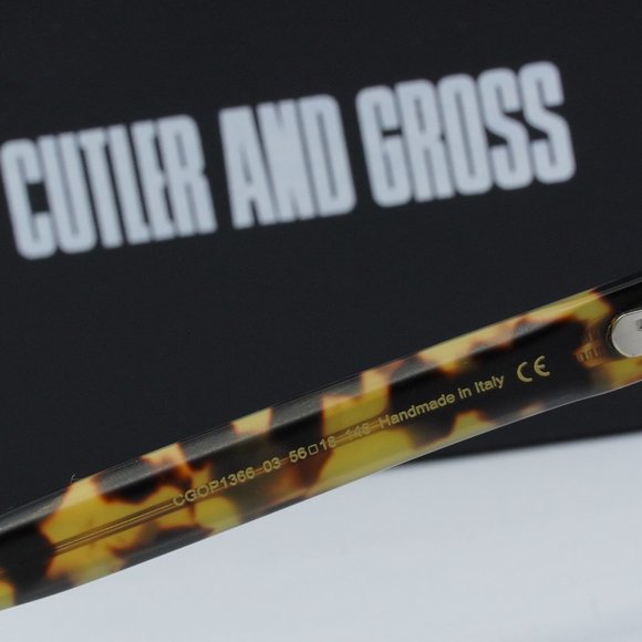 FINAL PRICE NEW CUTLER AND GROSS CGOP1366 003 MATTE BLACK EYEGLASSES - Picture 3 of 7